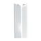 Dinac - Cornière adhésive de protection d'angle acier revêtu pvc blanc 25 x 25 x 3000 mm