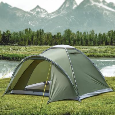 TEMU Camping Tent With Porch, Tents Camping Tent For 2-4 Person, Pu5000 Waterproof Tent For Camping, Travel, Trekking, Garden, Dome Tent, Ultralight Backpacking 2025 Upgrade Image