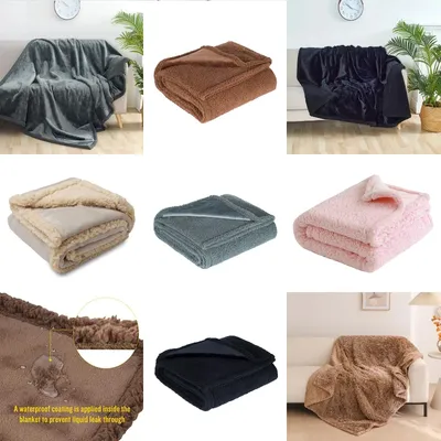 100% Waterproof Premium Fluffy Couple Blanket Thickened King Size Soft Shaggy Warm Blankets Romantic Gift Cozy Home Dropshipping