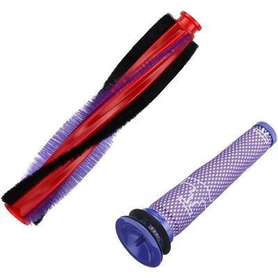 Staubsauger-Rollenbürste für Dyson V6/DC59/DC62/SV03, Ersatzset (1 Bürstenrolle 185 mm und 1 Image