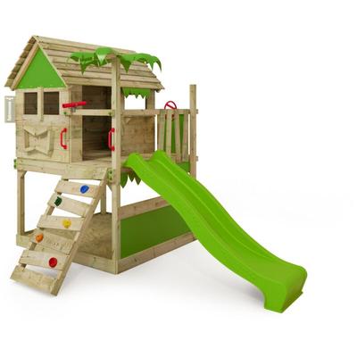 Spielturm Klettergerüst TikaTaka mit Rutsche, Kletterturm mit Sandkasten, Leiter & Spiel-Zubehör Image