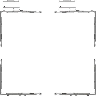 Atrium hks 180/150 z/e Grundkarton Eckumlenkung - Fensterbeschlag Schieben und Kippen - Stulp Image