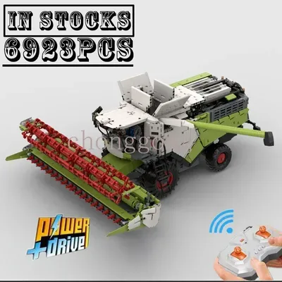 NEU 2021 Kleiner Partikel-Technologie-Baustein Moc-71485 Cross Country Harvester Fernmontage Image