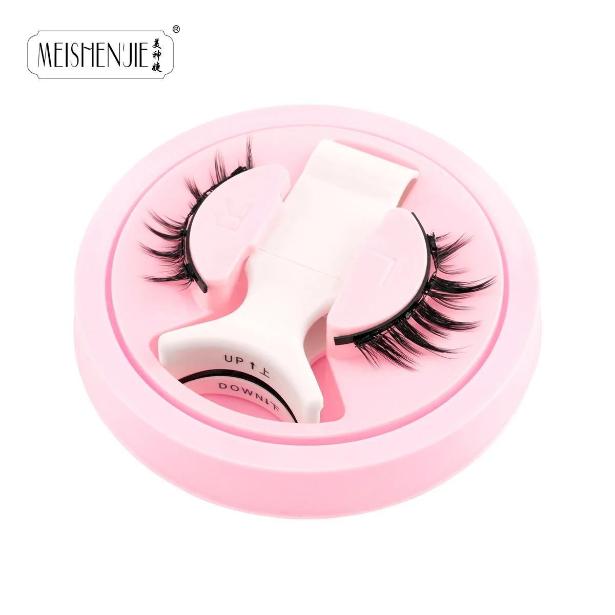 MEISHENJIE 1 Paar magnetische Wimpern, natürliche lange falsche Wimpern, einfach zu verwendende Verlängerung, Make-up-Tools, 3D-Nerz-Magnetwimpern, Cils