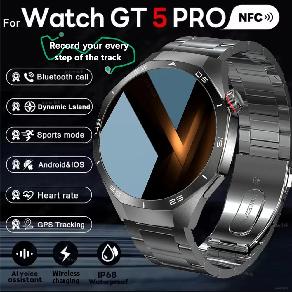 Outdoor GPS Sport Smart Uhr Männer AMOLED HD Bildschirm Herz Rate Monitor Bluetooth Anruf Wasserdichte Smartwatch 2025, Neue Für HUAWEI