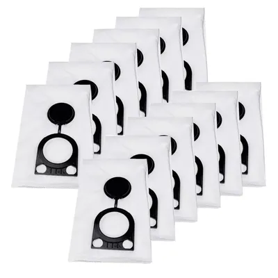 6/12 Stück Staubsauger Vliesstoff Filter Staubbeutel für Bosch GAS 25 L SFC GAS 25 2605411167 Zubehör für Staubsauger  Image
