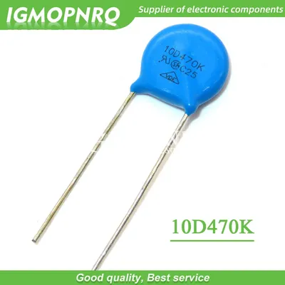 10 stücke varis tor 10 d470k 47v piezo resistor 10 d470 igmopnrq Image