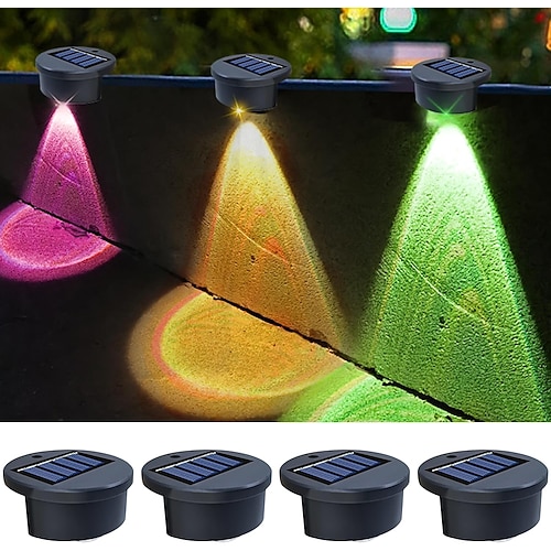 Luci solari per gradini, luci solari a LED per recinzioni, luci laterali per piscine impermeabili, per scale, recinzioni per piscine, cortili, patio e vialetti, 10 pezzi, 5 pezzi, 3 pezzi, 1 pezzo.