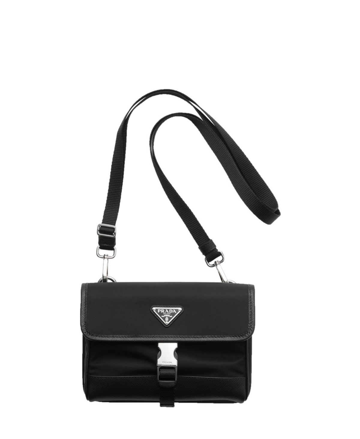 Prada Re-Nylon and Saffiano Leather Smartphone Case - Black