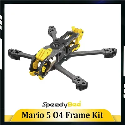 SpeedyBee Mario 5 O4 Frame Kit DC / XH Version with Carbon Fiber Plate FPV Freestyle RC Racing Drone