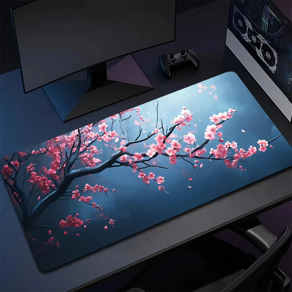 Japanese Style Cherry Mouse Pad Large MousePad Gaming Desk Mat PC for Computer Gamers Laptop tablet mousemat rug