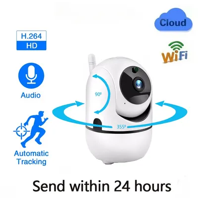 1080P Cloud HD IP Camera WiFi Auto Tracking Camera Baby Monitor Night Vision Security Home