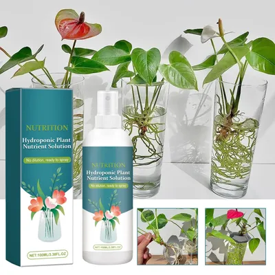 100ml Home MoonSpry Hydroponic Plant Nutrient Solution Liquid Pot Flower Fertilizer Vegetable