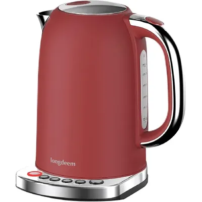 Electric Tea Kettle for Boiling Water with Temperature Control, 5 Presets and Keep Warm Function for