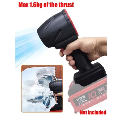 1100W Air Gun Turbo Jet Fan 1600g Thrust Handheld Violent Fan Rechargeable Car Wash Snow Removal Air