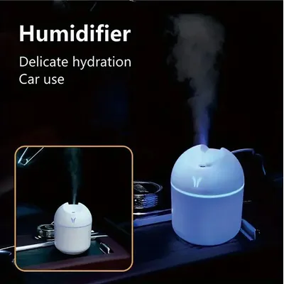 1PC new mini humidifier household high-capacity USB desktop office car mute fog humidifier, simple