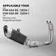 2024 GSX 8S GSX8S GSX-8S GSX8R Sistema di silenziatore di scarico motore collegamento moto Slip on