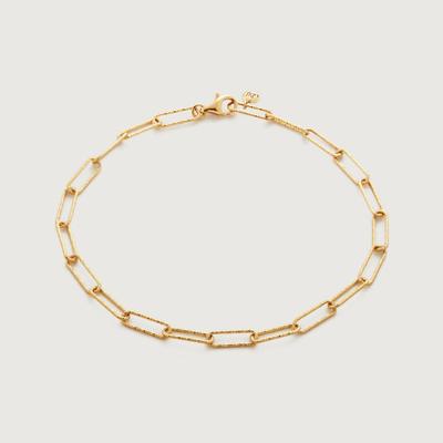 Gold Alta Textured Mini Chain Bracelet
