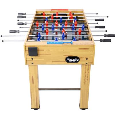 54" Hurricane Foosball Table for Family Game Rooms with Cherry Finish