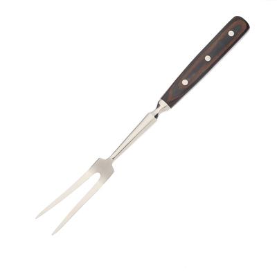 Mercer Culinary M26090 7 7/8" Carving Fork w/ Rosewood Handle, High Carbon Japanese Steel, Stainless Steel