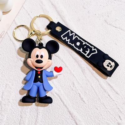 TEMU Anime Keychain Cartoon Cute Keyring Student Bag Hanging All- Car Key Chain Christmas Gifts Image