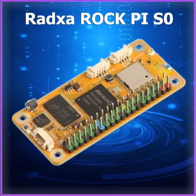 Radxa ROCK PI S0 Rockchip RK3308B 4-Kern-CPU-Einplatinen-Entwicklungsplatine WiFi4 Wifi4 und BT5 Image