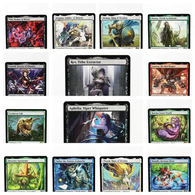 J25 [Aphelia Rev, Tithe Extractor] TCG Magical Proxy Cards Game Quality Proxy Gathering Board Image