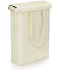 Linghhang - Schmaler Wäschekorb mit Deckel (Beige) – 45 l – großer, atmungsaktiver und faltbarer