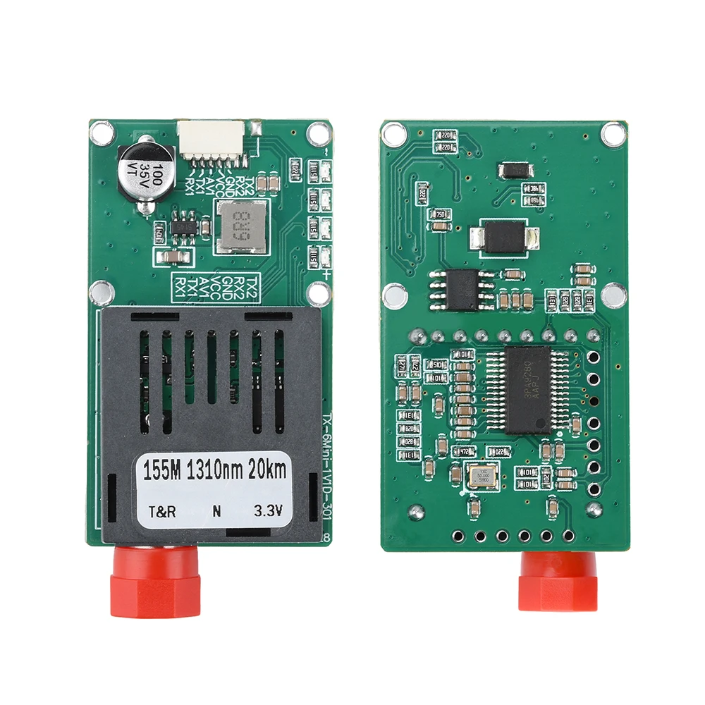TTL Optisches Transceiver-Modul FC RX/TX/AV/VCC/GND-Schnittstelle für Drohnen TTL zu Glasfasermodul Terminal Equipment DC 5,5–26 V Image