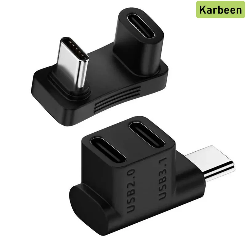 Neuer 2-in-1 Typ C Ladeadapter für Steam Deck Gamepad Ladegerät Adapter Stecker Verlängerung Stecker auf Buchse Spielkonsole Image