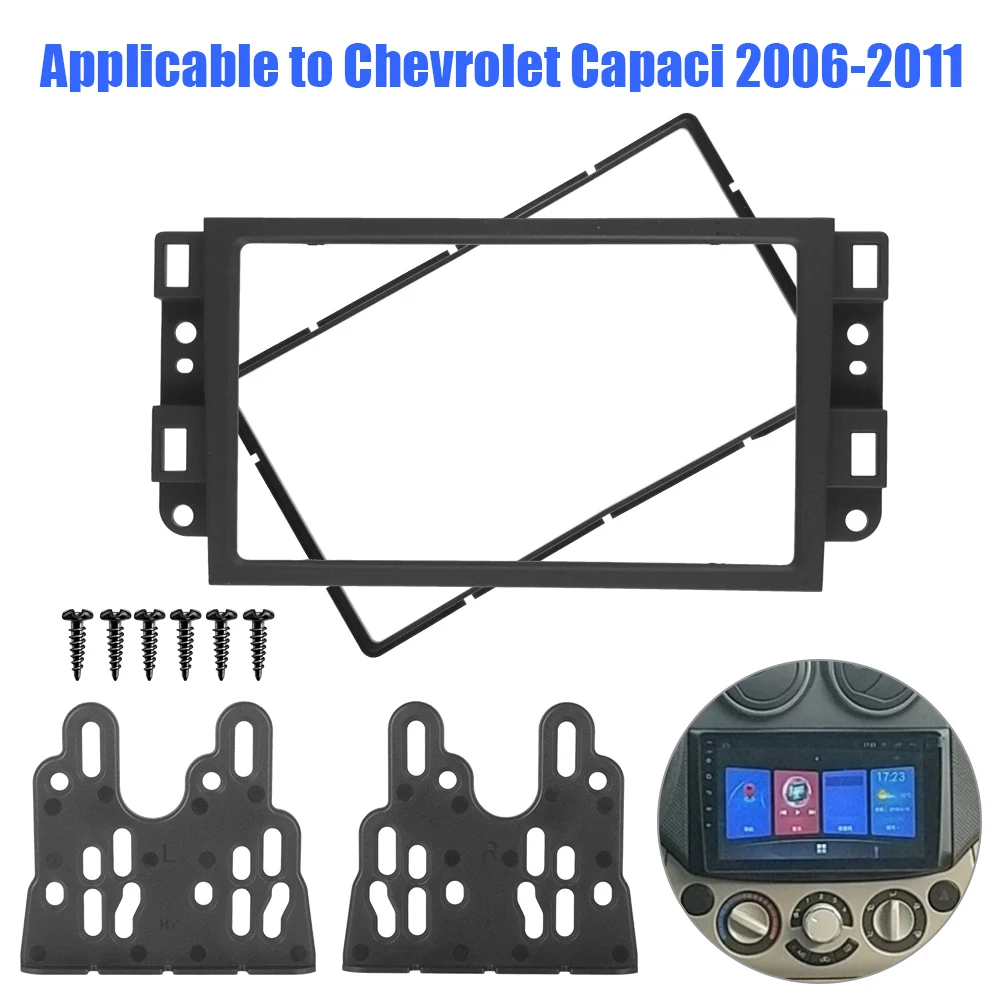 Für Chevrolet Capaci, Epica 2013-2017 Autoradio Rahmen Blende Panel 2 Din Panel DVD-Player installieren Trim Panel Kit
