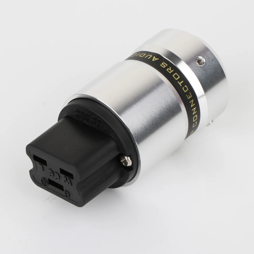 Preffair Hi End reines Kupfer rhodiniert IEC320 Power Performance Vergoldung 20A Anschlüsse C19 IEC Buchse Netzstecker Image