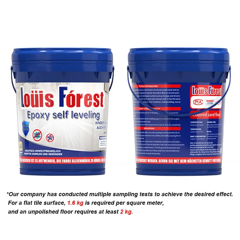 Hochglanz-Epoxid-Bodenbeschichtung mit Marmoreffekt, Louis-Farbe, Garagenwaldfarbe, wasserfeste Farbe, Boden-Epoxid-Bodenboden H1B1