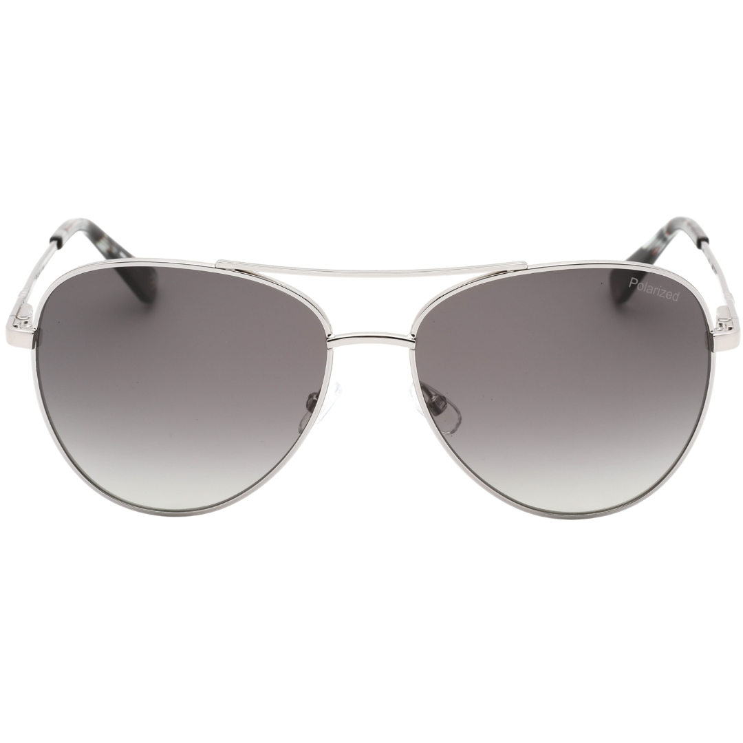 Banana Republic Graue SF PZ-Linsen-Sonnenbrille in Silber Image