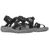 Sandale MERRELL "HARBOR BACKSTRAP", Gr. 42, schwarz, Leder, sportlich, Schuhe