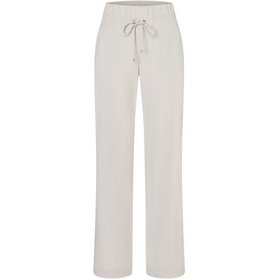 Stoffhose MAC "EASY WIDELEG", Damen, Gr. 48, Länge 34, weiß (ivory), Web, Obermaterial: 77% Polyamid, 23% Elasthan, unifarben, casual, weit knöchellang, Hosen, sehr elastische Qualität, angenehmer Griff und hoher Tragekomfort, Topseller Image