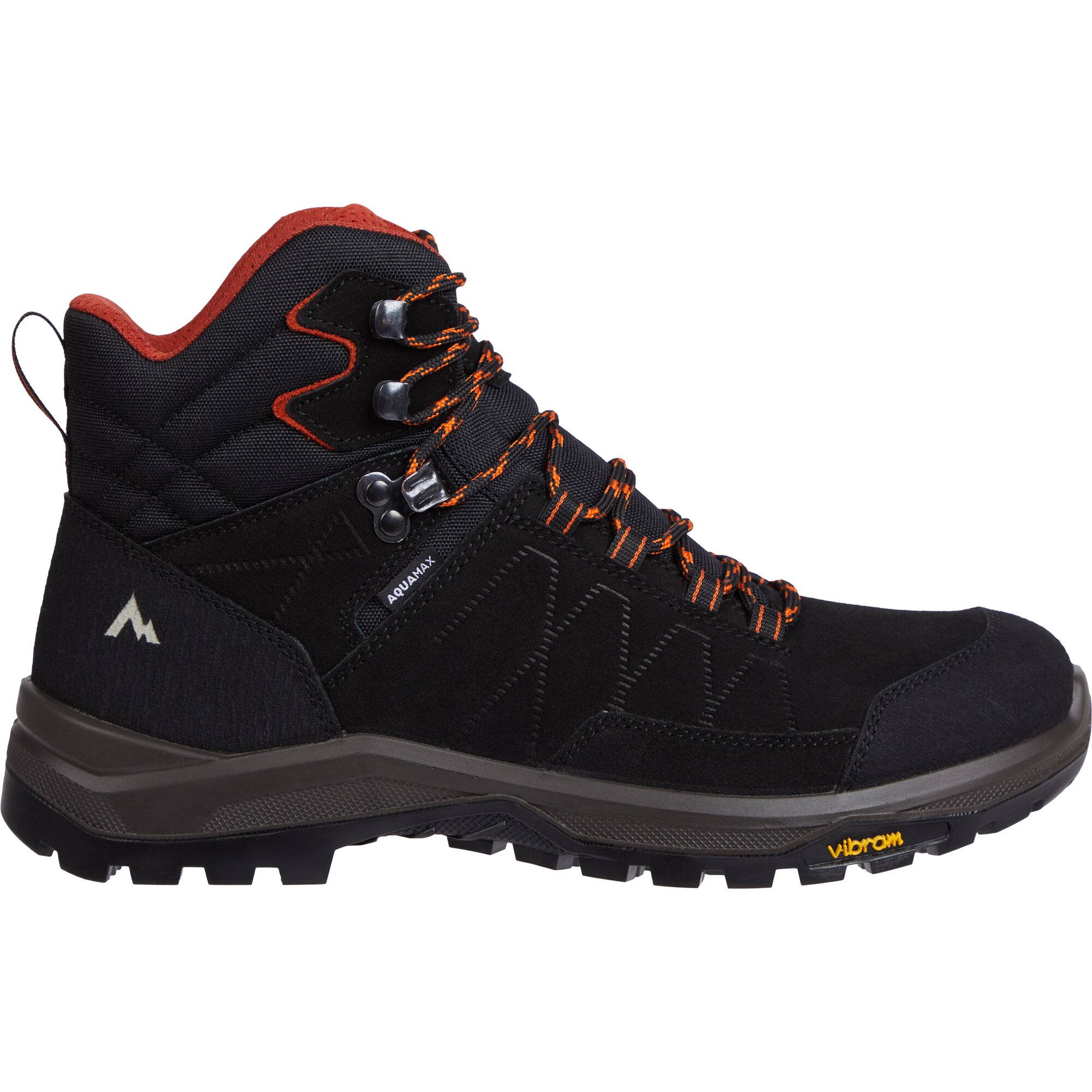 Wanderschuh MCKINLEY "Magma IV MID AQX M", Herren, Gr. 46, schwarz (schwarz night, anthraci), Synthetik, Schuhe Wanderschuh, wasserdicht