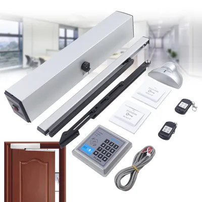 Automatic Swing Door Opener, Aluminum Alloy and ABS Construction Door Opener, 55dB Gear and Wide