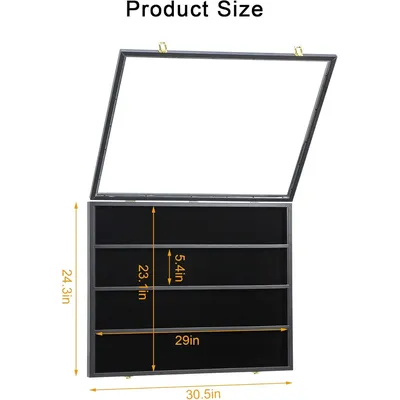 Sports Card Display Case - Collection Card Display, Wall Display Frame for Basketball Football