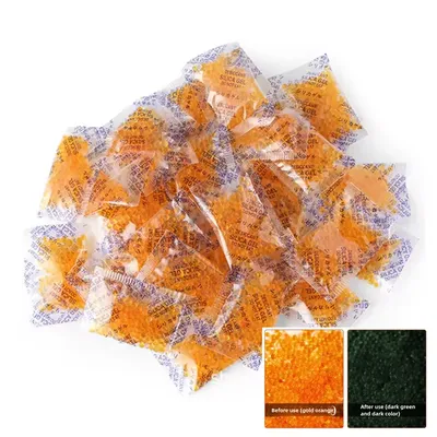 1g Silica Gel Desiccant Orange Bag Moisture-proof Agent Shoes Bag Industrial Grade Color Change