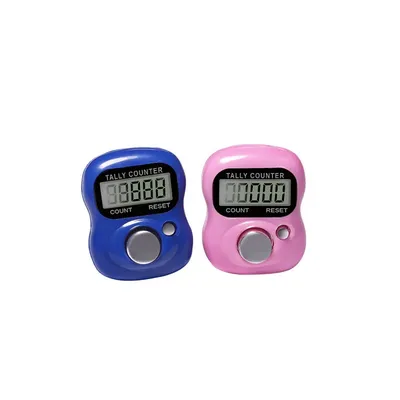 200pcs Finger Counter, Mini Ring Shape Finger Counter LCD Electronic Digital Tally Counter