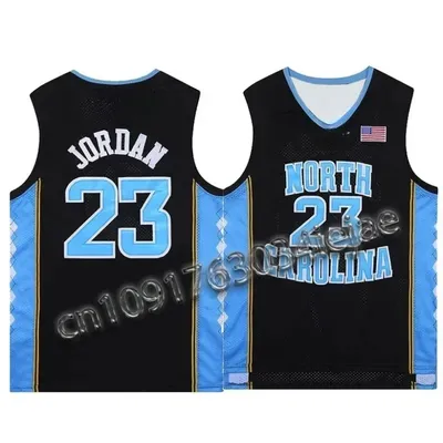 Stock Available Discounted Vintage Men's Basketball Jersey Breathable Mesh Fabric North Carolina
