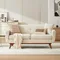 65.3" W Loveseat Sofa, Mid Century Modern Decor Love Seat Couches for Living Room, Button Tufted