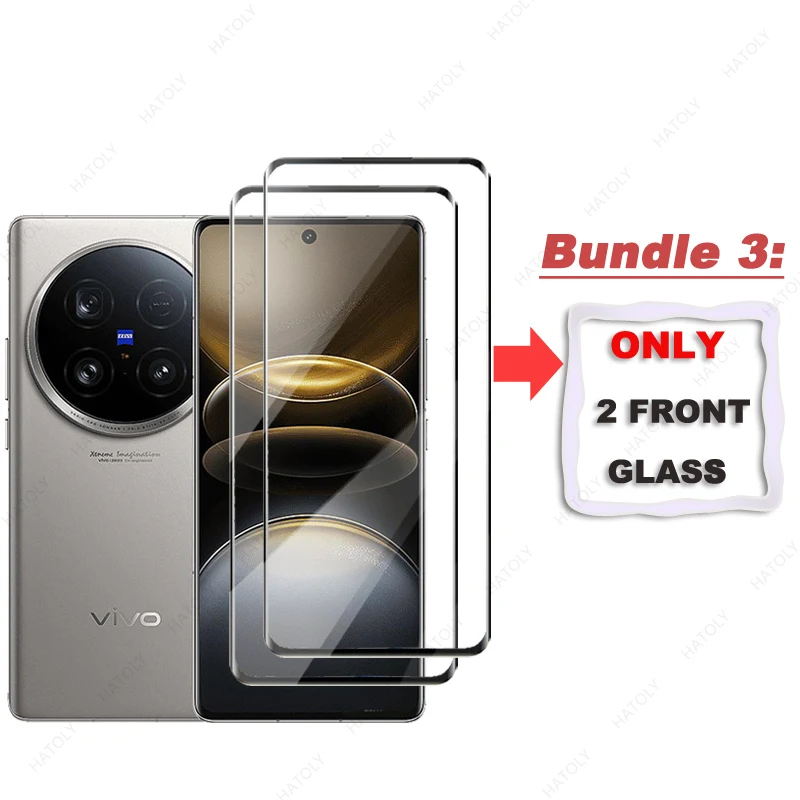 3D Curved Tempered Glass For vivo X200 Ultra Glass Screen Protector For vivo X200 Ultra Protective Film Camera Lens Protector