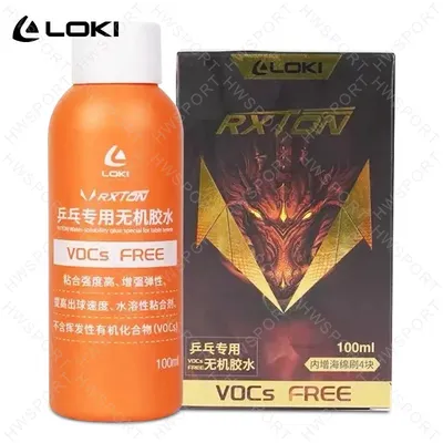 LOKI Table Tennis Glue Water Solution VOC Free Bond for Ping Pong Racket 100ML
