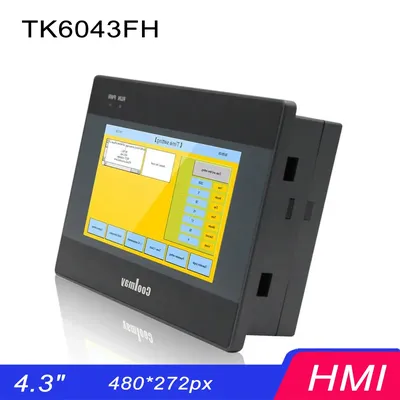 Coolmay Hmi Display Screen Panel 4.3 Inch TK6043FH 408MHz Human Machine Interface Display Calendar