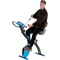 Soozier Folding Exercise Bike, 3-in-1 Recumbent Exercise Bike, Upright Workout Bike & Arm Resistance