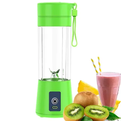 380ml Electric Juicer Portable Smoothie Blender USB Rechargeable Food Processor Fruit Mixer Machine