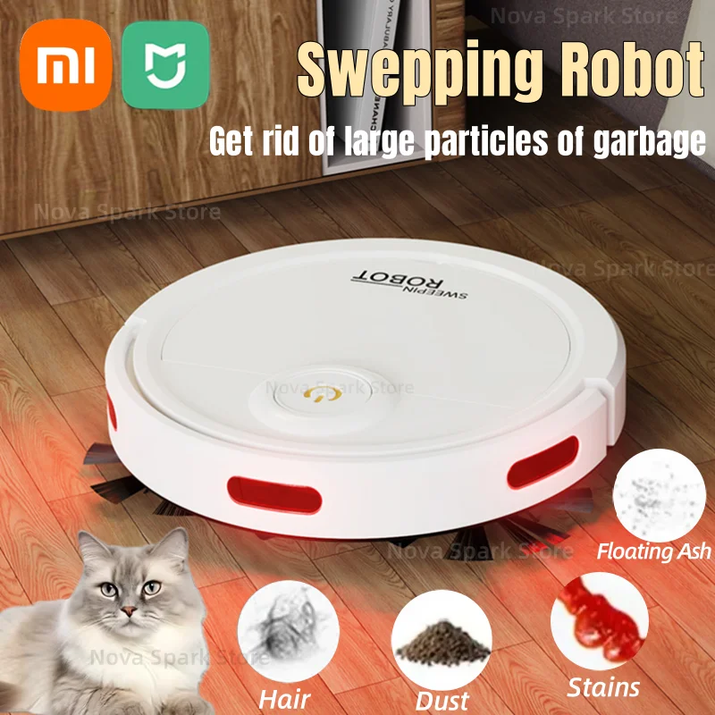 Xiaomi MIJIA Robot de balayage automatique Intelligent aspiration vadrouille Machine de balayage appareil ménager Intelligent Robots de nettoyage de cuisine