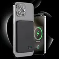 Mini Power Bank magnetico Batteria portatile con display a LED a ricarica rapida wireless per
